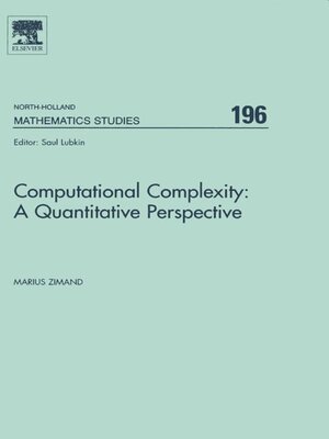 cover image of Computational Complexity